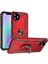 Apple iPhone 11 Kılıf Çift Katmanlı Polikarbon Koruma ve Manyetik Tutucu Stand Yüzük 7