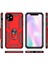 Apple iPhone 11 Kılıf Çift Katmanlı Polikarbon Koruma ve Manyetik Tutucu Stand Yüzük 8