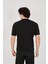 Unisex Jakar Kumaş Slim Fit T-Shirt - Siyah 5