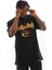 Unisex Oversize Kolye Dahil T-Shirt - Siyah 1