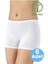 Kadın 6'lı Bambu Iz Yapmaz Boxer Şort Külot 5