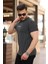 Erkek Dikey Çizgili Ottoman Kumaş Kısa Kollu T-Shirt 2