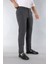 3A Moda Erkek Italyan Kesim Dar Kalıp Dar Paça Kumaş Pantolon KOYU GRİ 3