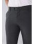 3A Moda Erkek Italyan Kesim Dar Kalıp Dar Paça Kumaş Pantolon KOYU GRİ 4