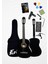 CG-3902BK Mat Klasik Gitar 4/4 Yetişkin Boy Sap Ayarlı Full Set - Mat Siyah 1