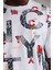 Unisex Baskılı Oversize T-Shirt - Beyaz 5