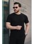 Erkek Kısa Kollu Baklava Desenli T-Shirt 1