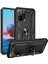 Xiaomi Redmi Note 10S Kılıf Çift Katmanlı Polikarbon Koruma ve Manyetik Tutucu Stand Yüzük 1