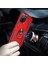 Xiaomi Redmi Note 10S Kılıf Çift Katmanlı Polikarbon Koruma ve Manyetik Tutucu Stand Yüzük 6