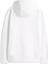 Erkek Essential Terry Kapüşonlu Sweatshirt - Beyaz 2