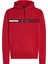 Erkek Th Chest Logo Drawstring Sweatshirt - Kırmızı 1