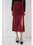 8033 Sandy Yırtmaçlı Etek - Bordo 2