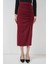 8033 Sandy Yırtmaçlı Etek - Bordo 4