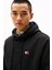Erkek Reg Badge Kapüşonlu Sweatshirt - Siyah 4