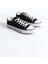 JY0422 Luke Bağcıklı Keten Kumaş Erkek Günlük Sneaker Ayakkabı Kbt - Siyah 4