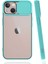 Apple iPhone 13 Uyumlu Kılıf Kamera Kapaklı Lens Korumalı Mat Arka Kenarlı Renkli Dayanıklı 3