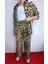 Leopar Desenli Pantalon Takım 2