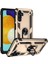 Samsung Galaxy A04S Kılıf Çift Katmanlı Polikarbon Koruma ve Manyetik Tutucu Stand Yüzük 1