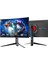 Vısıon V27240 27 Inç 1ms 240hz Dp HDMI Fhd Curved Pivot Hoparlörlü Pro Gaming Monitor 1
