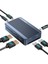 TBU405 Plus 6 In 1 Thunderbolt Usb-C Dock + SSD Disk Kutusu, Intel JHL7440 Chipset, 2x 8K60Hz Displayport, 2x Usb-A 3.1, 1x Type-C 3.2, Usb4, Alüminyum, Windows/mac Os Uyumlu 1