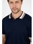 Erkek Amerikan Stil Polo Yaka T-Shirt Rahat Kesim, Yazlık Spor Tişört 5030 4