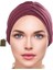 Üçbantlı Bone Hijab Tesettür Yarım Bone Şık Hazır Çapraz Türban Dış Bone Leylak Sandy Kumaş 4