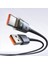 Usb-A To Type-C 1,2 M Şeffaf Kablo Şarj Işıklı 1
