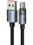 Usb-A To Type-C 1,2 M Şeffaf Kablo Şarj Işıklı 2