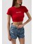 Nepo Baskılı Crop T-Shirt 4