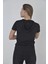Kapşonlu Slim Fit T-Shirt - Siyah 2