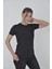 File Cepli Slim Fit T-Shirt - Siyah 2
