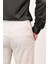 Erkek Regular Fit Normal Kesim Chino Jogger Lastikli Düz Paça Pantolon 4