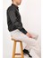 Erkek Regular Fit Normal Kesim Chino Jogger Lastikli Düz Paça Pantolon 5
