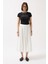 Baskılı Likralı Crop T-Shirt 2