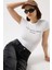 Baskılı Likralı Crop T-Shirt 2