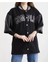 Complex Kolej Oversize T-Shirt - Siyah 4