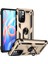 Xiaomi Redmi Note 11T 5g Kılıf Çift Katmanlı Polikarbon Koruma ve Manyetik Tutucu Stand Yüzük 1