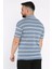 Polo Yaka Çizgili Erkek Tişört P-00017653 3