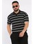 Polo Yaka Çizgili Erkek Tişört P-00017653 1