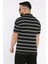 Polo Yaka Çizgili Erkek Tişört P-00017653 3