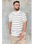 Polo Yaka Çizgili Erkek Tişört P-00017653 1