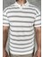 Polo Yaka Çizgili Erkek Tişört P-00017653 4