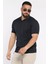 Erkek Polo Yaka Kendinden Çizgi Desenli Tişört P-00017365 2