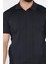 Erkek Polo Yaka Kendinden Çizgi Desenli Tişört P-00017365 4