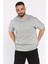 Erkek Yaka Baskılı Oversize Tişört P-00017399 2