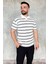 Polo Yaka Çizgili Erkek Tişört P-00017653 1
