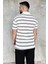 Polo Yaka Çizgili Erkek Tişört P-00017653 3