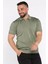 Erkek Polo Yaka Kendinden Çizgi Desenli Tişört P-00017365 1