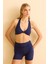 Kaşkorse Lacivert Crop Top 2