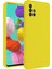 Samsung Galaxy A31 Kılıf Nano Içi Kadife Silikon - Sarı Svlrs 1